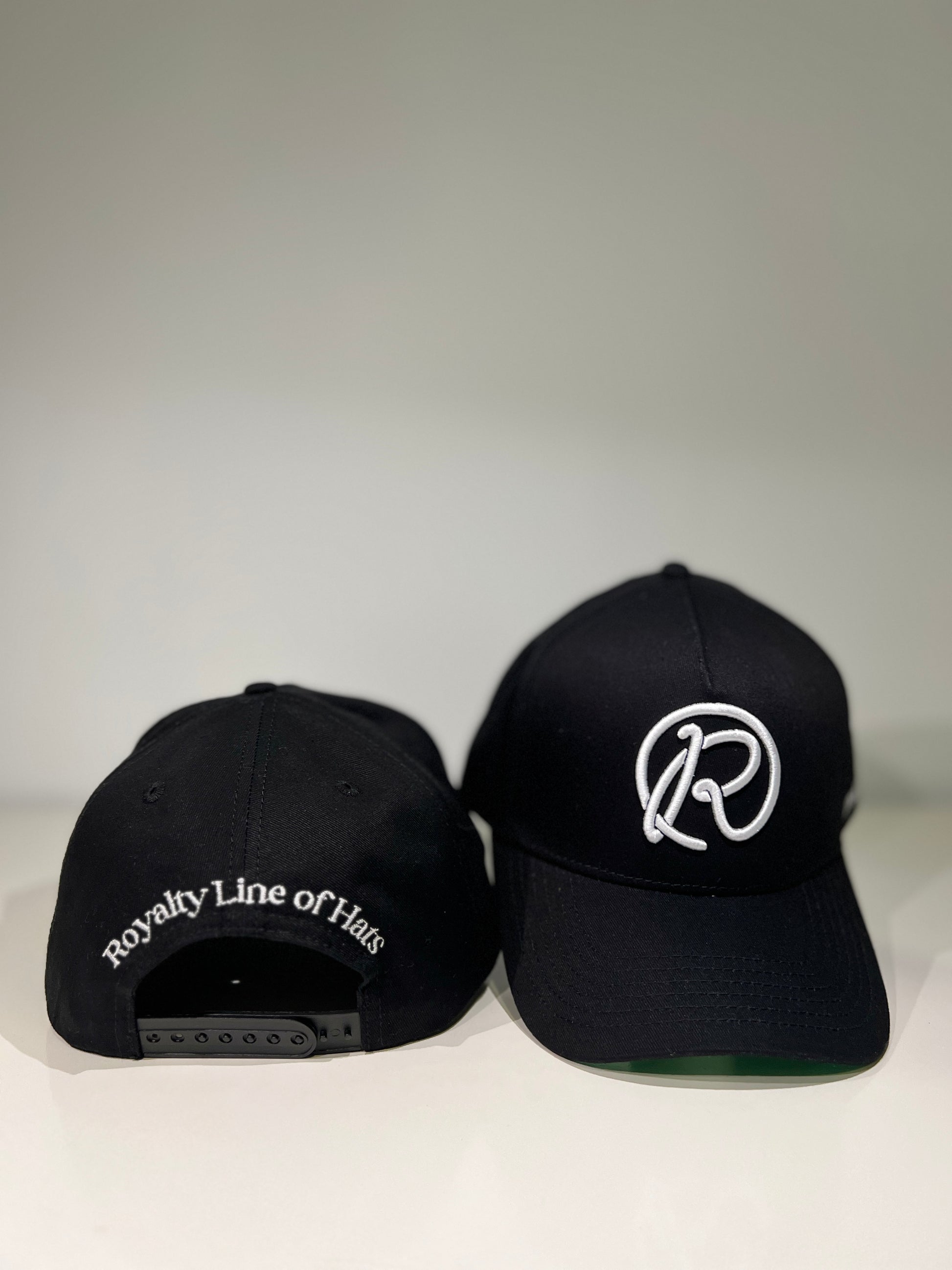 Black hat front and back